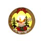 thumbnail image 1 of Colgante Irfora Decoración de Navidad delicada portátil Colgante de iluminación de madera Colgante de decoración de árbol de Navidad Modo de círculo colgante Irfora Colgante, 1 of 7