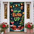 thumbnail image 6 of Colorful Design Christmas Banner Festive Decoration Holiday Backdrop Creative Artwork Party Atmosphere Graphic for Christmas Party Home Decoration Holiday Event, 6 of 9