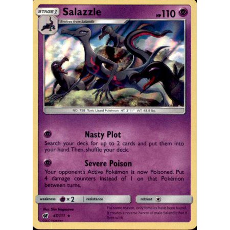 Pokemon Crimson Invasion Salazzle #47