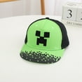 thumbnail image 2 of Minecraft Creeper Children's New Cartoon Outdoor Sun Protection Shading Boys Girls' Baseball cap Hat, 2 of 5