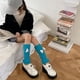 thumbnail image 4 of Calcetines Jk de punto Calcetines holgados Medias Jk Calentadores de piernas lolitas sueltos con decoración, 4 of 5