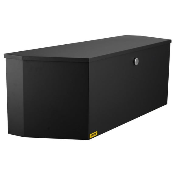 Trailer Tongue Tool Box, 36"x12"x12" Carbon Steel Heavy Duty Storage Chest with Lock & Keys for Utility Trailer, Pickup Truck Bed, RV