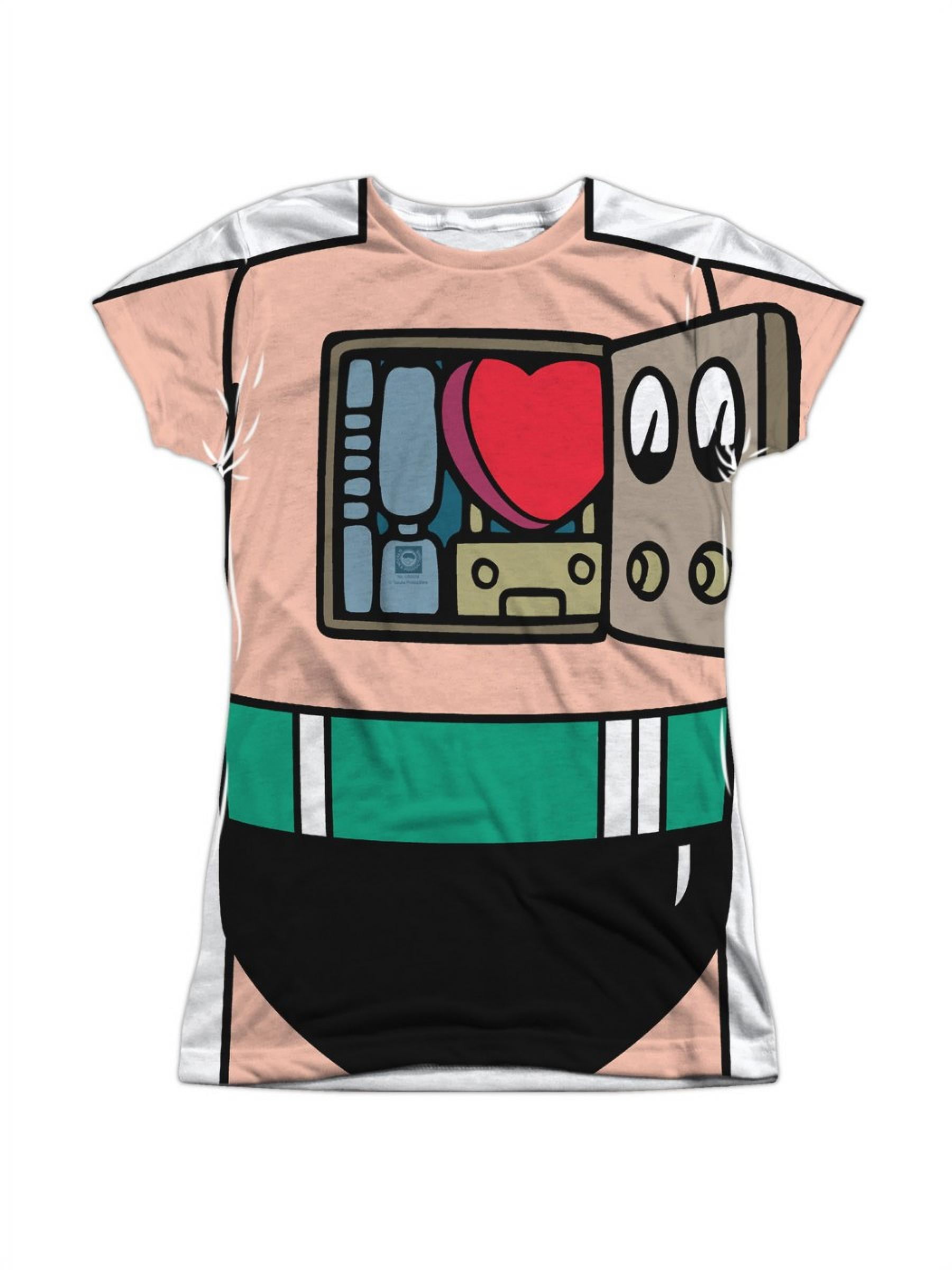 Astro Boy Japanese Anime Cartoon Show Panel Costume Juniors Front Print T- Shirt 