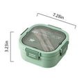 thumbnail image 3 of BCZHQQ Salad Lunch Container,Plastic Salad Lunch Container Portable Microwave Safe Anti Overflow for Office Workers, 3 of 8