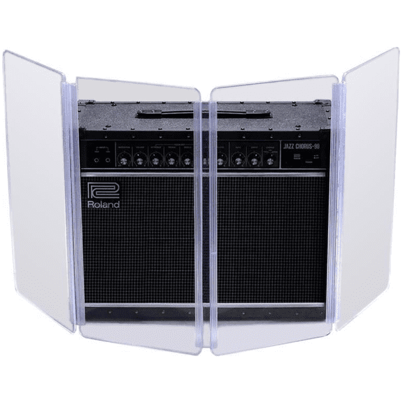 PENNZONI Amp Acrylic Shield, Clear Acrylic Panel with Living Hinge (4 Panels, 4ft x 4ft)