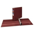 thumbnail image 3 of Heavy-Duty Non-View Binder With Durahinge And One Touch Ezd Rings, 3 Rings, 2" Capacity, 11 X 8.5, Maroon | Bundle of 5 Each, 3 of 7