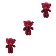 thumbnail image 1 of Jumpingount Animales de peluche PP Material de algodón Encantador llavero portátil Exquisito llavero para Teléfono Llave Cross-bag Vino Type1 NO1, 1 of 6