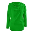 thumbnail image 4 of Fall Sweater for Women 2026 Solid Cowl Neck Long Sleeve Knitted With Pocket Ladies Sweaters Green, 4 of 4