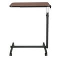 Ktaxon Adjustable Height Overbed Bedside Table, Bedroom Rolling Bed