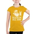 thumbnail image 2 of Santa Cool Sleigh All Day Youth's T-shirt, 2 of 3