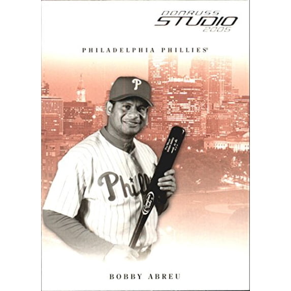 2005 Studio #212 Bobby Abreu MLB Baseball Trading Card