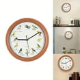 10Inch Quartz Singing Bird Wall Clock With Names Songs for Home