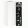 thumbnail image 2 of Mistaha M.2 NVMe/SATA Dual Protocol Mobile Hard Disk Case USB3.1 Type-C External SSD Enclosure Aluminum, 2 of 8