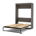 thumbnail image 5 of Atlin Designs Full Wall Bed in Bark Grey and White, 5 of 6