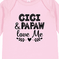 thumbnail image 4 of Inktastic Gigi and Papaw Love Me Boys or Girls Long Sleeve Baby Bodysuit, 4 of 5