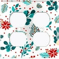 thumbnail image 3 of Metal Light Switch Plate Cover Festive Floral Mistletoe Cranberry Holly Stems XMS008, 3 of 13