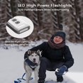 thumbnail image 2 of Dual mode portable dog trainer: high-definition display+LED flashlight, indoor and outdoor safety and anti barking solution, 2 of 5