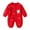 Red, variant on Summer Baby Boy Clothes Baby Girl Boy Calendar Chinese New Year Onesie Kimono Tang Suit Red Long Sleeve Romper Jumpsuit Outfits Baby Boy Sleepers Cotton Red 66