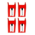 thumbnail image 1 of 4pcs Gramophone Record Needle Stylus Gramophone Turntable Needle (Red), 1 of 5