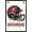 Black Framed Version, variant on NFL Tampa Bay Buccaneers - Drip Helmet 20 Wall Poster, 14.725" x 22.375", Framed