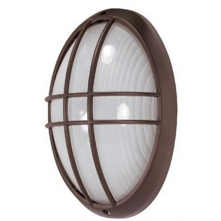 Nuvo 60-529 - 1 Light - 13" - Large Oval Cage Bulk Head - Die Cast Bulk Head