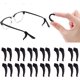 thumbnail image 1 of Clips para las orejas de las gafas 12 pares Ganchos para las orejas de silicona Gafas antideslizantes Marcos del templo Soporte de manga cómodo para gafas Gafas de sol, Negro, 10 mm * 34 mm, 1 of 4