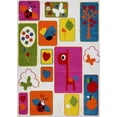 thumbnail image 1 of Ladole Rugs Cream and Multicolor Nature Theme European Kids Area Rug Carpet, 5x7 (5'3" x 7'4", 160cm x 225cm), 1 of 6