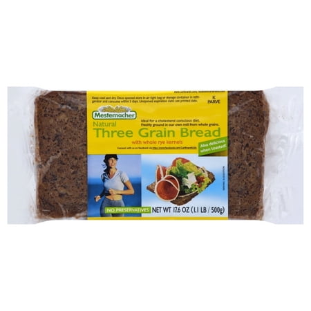 UPC 084213000736 product image for Mestemacher Natural Three Grain Bread, 17.6 Oz | upcitemdb.com