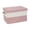 - [Rose] / Coffret de rangement pliable en tissu, variante sur Boîte de Rangement Pliable pour Penderie - Bac de Rangement Extra-Grand pour Vêtements, Coffre de Rangement en Tissu pour, Gris, JKODE