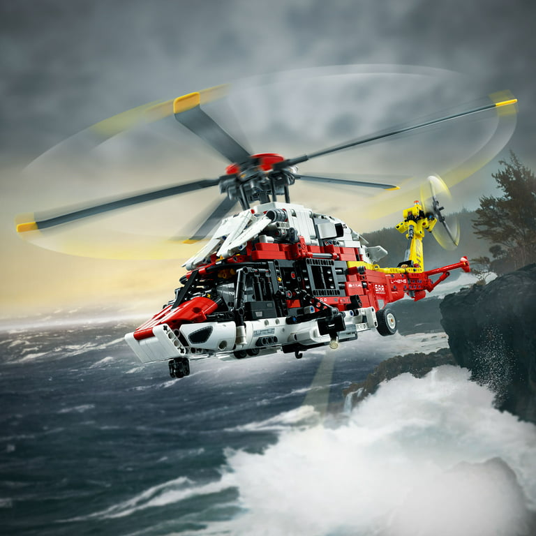oplukker komme ud for Dripping LEGO Technic Airbus H175 Rescue Helicopter 42145, Educational Model  Building Set for Kids, with Spinning Rotors and Motorized Features,  Construction Toy - Walmart.com