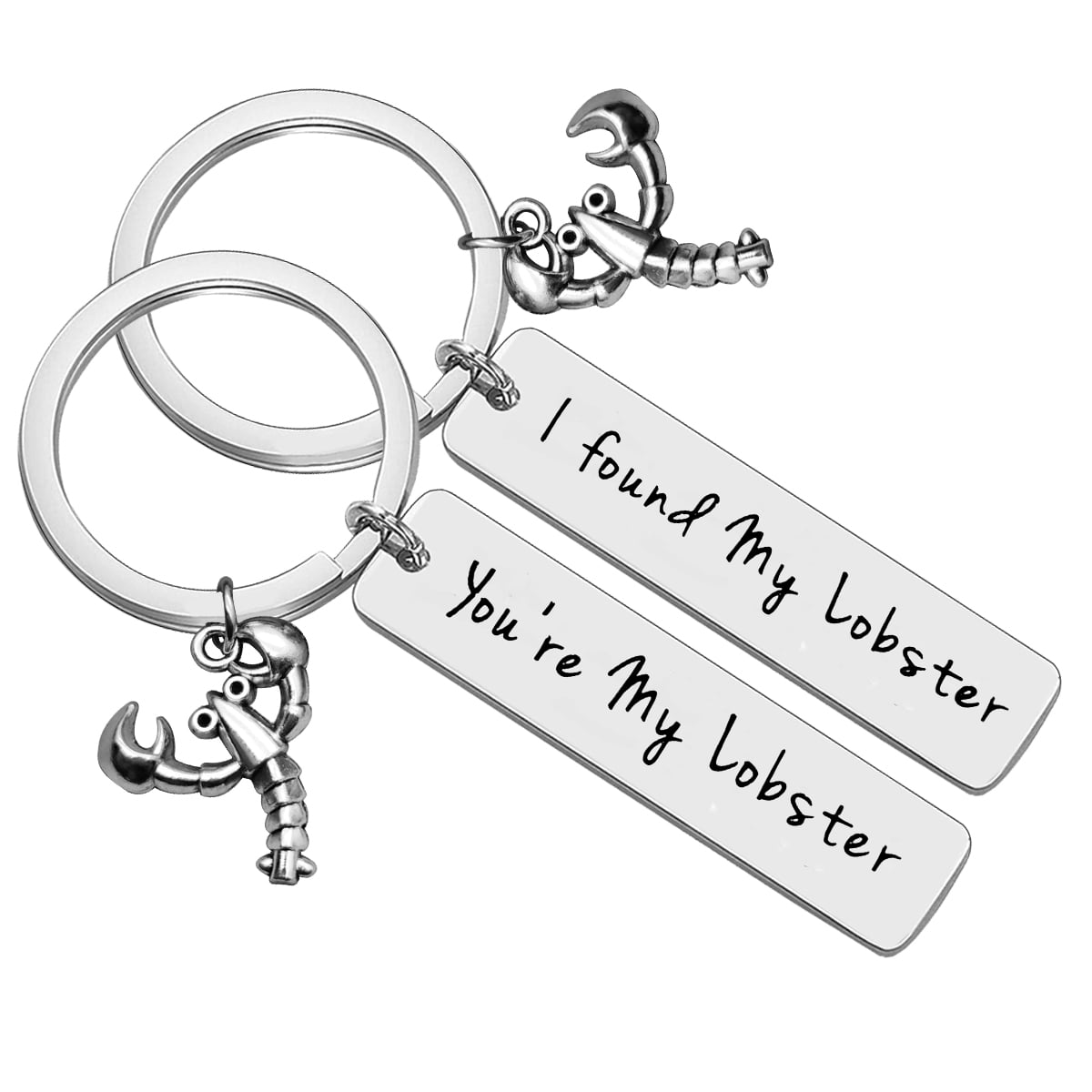 Valentines Keyring You're My Lobster 