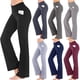 thumbnail image 1 of Pantalones de yoga de cintura alta, estilo micro, de pierna ancha y transpirables, para mujer, 1 of 5