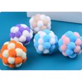 thumbnail image 3 of 3 Pcs Multiple Colorful Plush Ball Cat Toys Funny Bell Sounding Beautiful Spherical Shape Bite-resistant Interactive Pets Supplies, 3 of 7