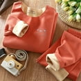 thumbnail image 2 of Children's Velvet Set Autumn And Winter New Boys' Long Set Large Children's Warm Underwear Set Children's Wear, 2 of 9