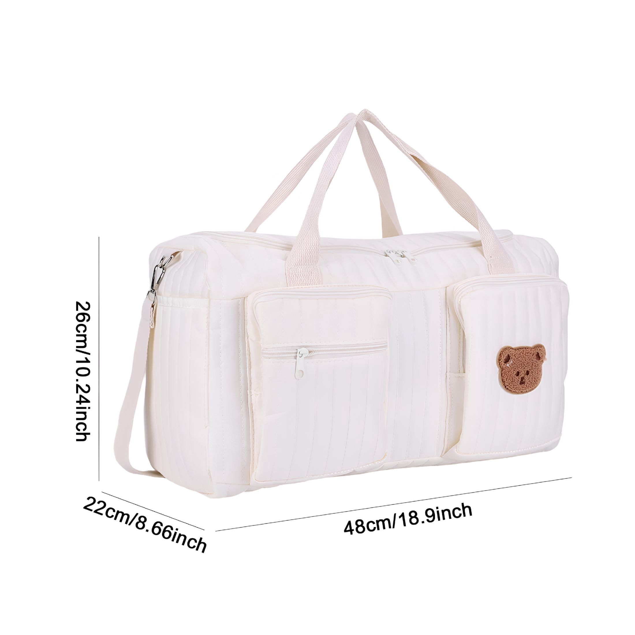 GASTROPOD 2026 New Baby Diaper Bag Tote,Mommy Bag,Travel Bag,Cute Diaper Bags Crossbody Baby Bags for Girl,Large Cute Duffle Bag Weekender Bag for Hospital and Weekender Travel Diaper Bag Organizer