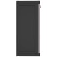 thumbnail image 5 of vidaXL Armoire de Rangement d'Extérieur Gris et Noir 97x37x85 cm PP, 5 of 5