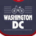 thumbnail image 4 of Inktastic Washington DC Biking Boys or Girls Baby Bib, 4 of 4
