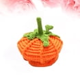 thumbnail image 4 of Regalos de Halloween, gorro de calabaza para niños, gorro tejido a mano, otoño invierno, para niño y niña (naranja), 4 of 5