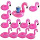 thumbnail image 1 of Flamingo infla posavasos, posavasos inflables para bebidas, posavasos flotantes, 12 unidades, 1 of 5