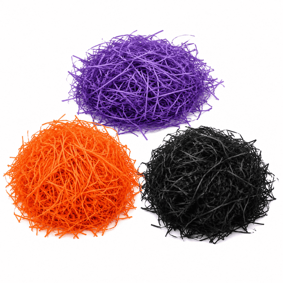 Halloween Crinkle Shredded Paper Filler for Gift Basket