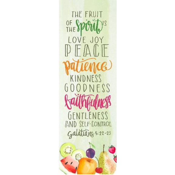 Bookmark-Fruit Of The Spirit (Adult) (Galatians 5:22-23 Csb) (Pack Of 25)