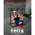 thumbnail image 2 of VEVOR Vertical Leg Press Machine Lower Body Special Home Gym Training Equipment 550lbs, 2 of 9