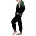 thumbnail image 4 of VBTAPA Women's 2 Piece Outfits Long Sleeve Pullover Sweatshirt Jogger Pants Casual Sweatsuit Two Piece Sets Y2K Tracksuit with Pockets Army Green XXL, 4 of 8