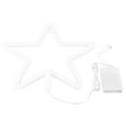 thumbnail image 4 of Neon Light, Star Shape LED Light Neon Sign Unique Neon Lamp USB/Battery Powered Wall Lamp  For Courtyards Warm Colour, 4 of 8