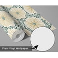 thumbnail image 6 of S4Sassy Modern Artistic Floral Wallpaper Yellow Walls Covering, 25" x 120" Self-Adhesive Vinyl Wall Paper, Decorative Wallwrap, Easy DIY Wall Covering For Bedroom, Cabinets, Living Spaces, 6 of 9