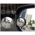 thumbnail image 5 of Wide Angle Rear View Mirror, 2 Pack HD Car Mirrors 360 Round Auto Mirrors, Adjustable Wide Angle Blind Spot Mirror for all cars, 5 of 5