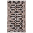 thumbnail image 2 of SAFAVIEH Courtyard Vermont Geometric Indoor/Outdoor Area Rug, Black/Natural, 2'7" x 5', 2 of 13
