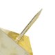 thumbnail image 3 of FESTFENDS 100Ud Pisapapeles Triangulares Dorados Para Oficina Con Seguro En Tableros, 3 of 6