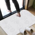 thumbnail image 2 of Seashell Starfish Plush Flannel Bath Rug 16x24 Inches, Quick Dry Absorbent Non Slip Mat for Bathroom Sink Tub, 2 of 9