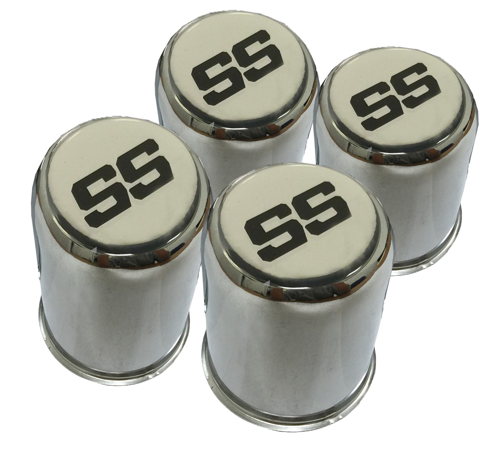 Alloy SS Golf Cart Wheel Center Cover Cap, Chrome